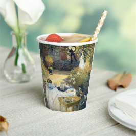 Vasos De Papel El almuerzo Claude Monet