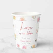 El amor está en flor Jardín floral ducha de novia