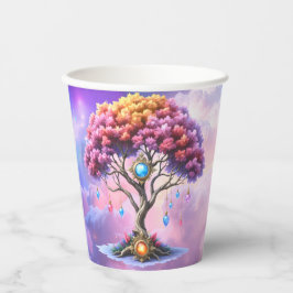 Vasos De Papel El Árbol Celestial del Devenir.