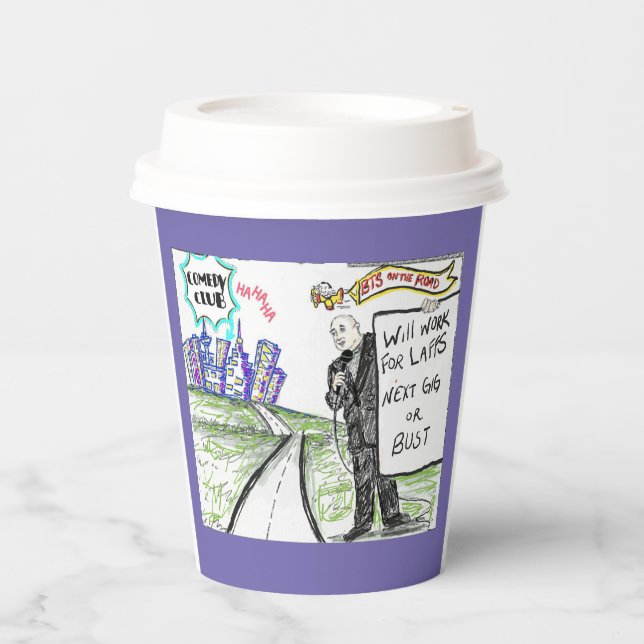 Vasos De Papel El BTS oficial en la carretera (Anverso)