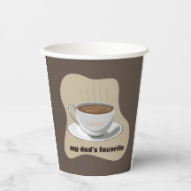 El café es el favorito de mi papá