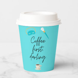 Vasos De Papel El café es la primera osadía