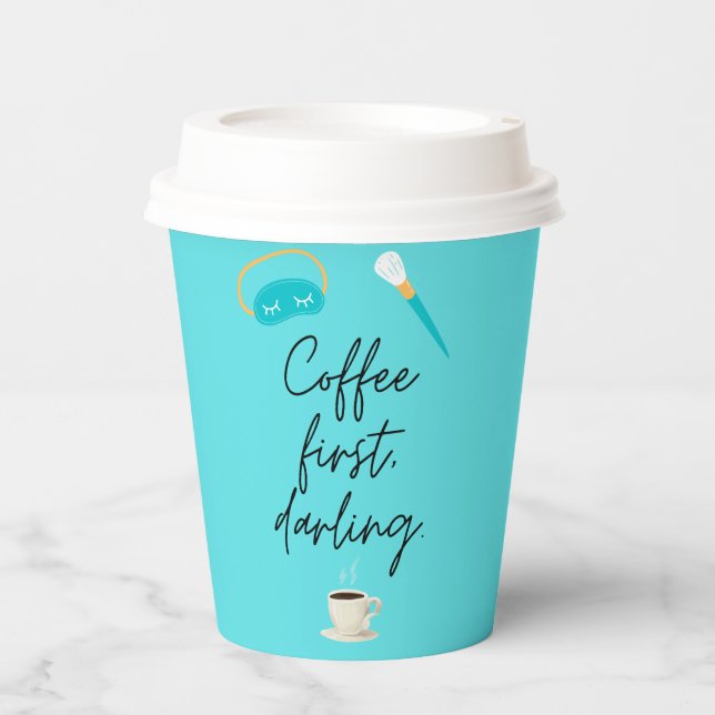 Vasos De Papel El café es la primera osadía (Anverso)