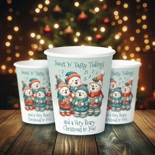 Vasos De Papel ¡El canto de los osos polares tiene Navidades muy 