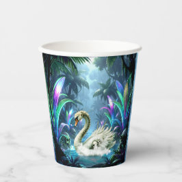 Vasos De Papel El Cisne de las Aguas Olvidadas. 