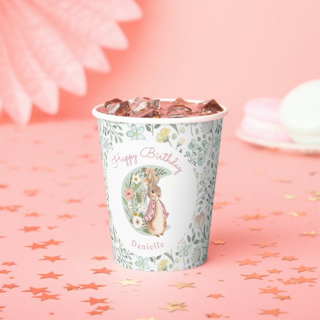 Vasos De Papel El clásico Peter the Rabbit Beatrix Potter Cumplea (in situ)