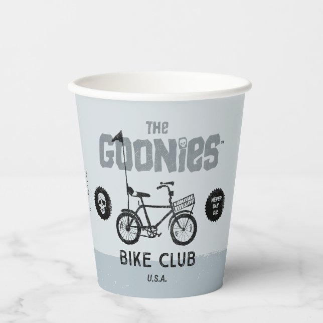 Vasos De Papel El Club de Bicicletas Goonies (Anverso)