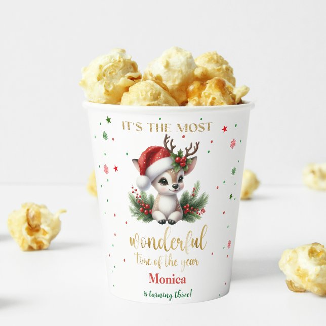 Vasos De Papel El cumpleaños de los navidades más maravillosos (Subido por el creador)