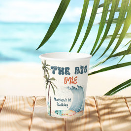 Vasos De Papel El Grande Cumpleaños Tropical Surf