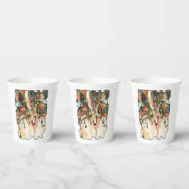 Vasos De Papel El Lenguaje de la Luz - Arte de Garabateo