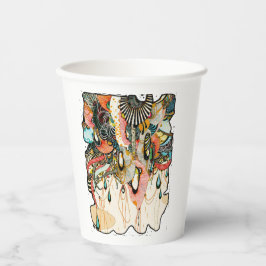 Vasos De Papel El Lenguaje de la Luz - Arte de Garabateo