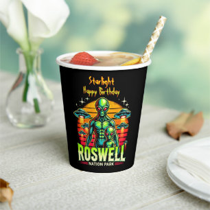 Vasos De Papel ¡El Oasis Alien de Roswell te espera!