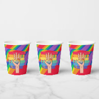 El orgullo LGBT con el tema del arcoiris