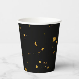 Vasos De Papel El oro se acaba en negro