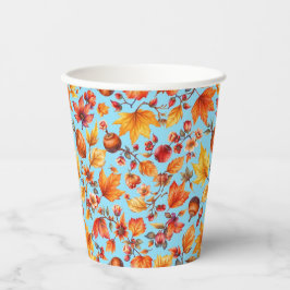 Vasos De Papel El otoño está en el aire