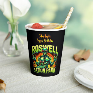 Vasos De Papel ¡El Parque de Encuentros con Alienígenas de Roswel