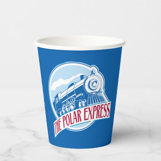 Vasos De Papel El Polar Express | Tarjeta de tren (Anverso)