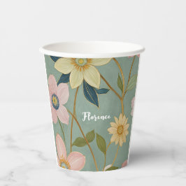 Vasos De Papel El suave despertar de la primavera personalizado