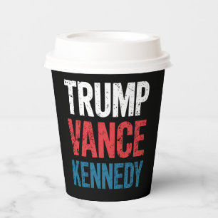 Vasos De Papel Elecciones de Trump Vance Kennedy 2024
