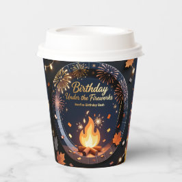Vasos De Papel Elegant Bonfire Night Birthday Party Paper Cups