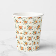 Elegante calabaza de otoño y acuarela de eucalipto