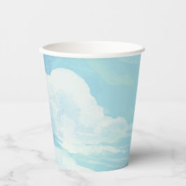 Vasos De Papel Elegante Ella está en el cielo azul noveno Ducha d