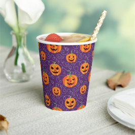 Vasos De Papel Elegante Jack O' Lanterns
