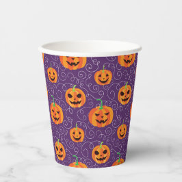 Vasos De Papel Elegante Jack O' Lanterns
