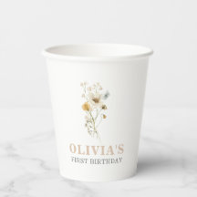 Elegante jardín boho de flores silvestres Cumpleañ