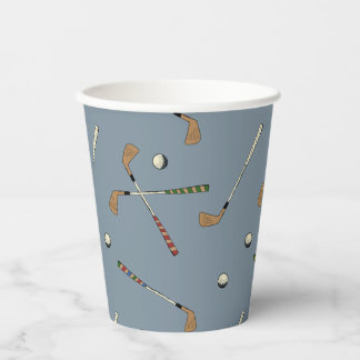 Vasos De Papel Elegante y moderno Club de Golf Golfer Ball Patter
