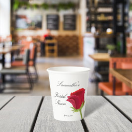 Vasos De Papel Elegante y sofisticado regalo de ducha nupcial con
