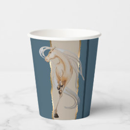 Vasos De Papel Elegantes Pappgeschirr mit edlem Pferdemotiv