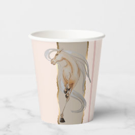 Vasos De Papel Elegantes Pappgeschirr mit edlem Pferdemotiv