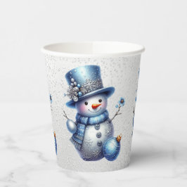 Vasos De Papel Elegantes vacaciones de invierno para Navidades de