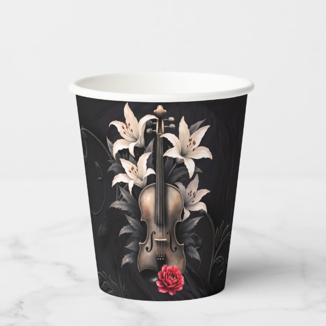 Vasos De Papel Elegy for a Fallen Song – Romantic Gothic Violin  (Anverso)