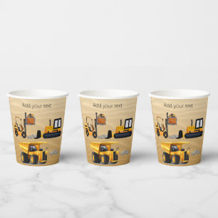 Vasos De Papel Elevador de horquilla para camiones de construcció