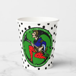 Vasos De Papel Elf, Navidades de Maxfield Parrish-y