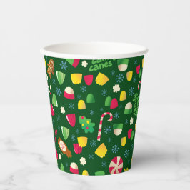 Vasos De Papel Elf the Movie Candy Pattern