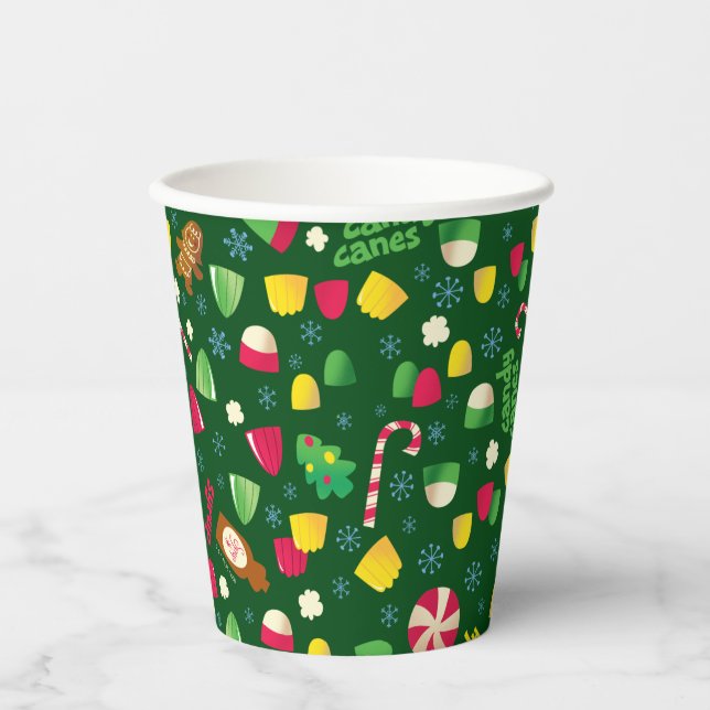 Vasos De Papel Elf the Movie Candy Pattern (Anverso)