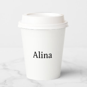 Vasos De Papel eliminar texto agregar propio diseño Taza de papel