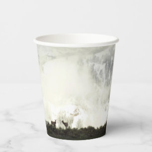 Vasos De Papel Elk en el Parque Nacional de Grand Teton