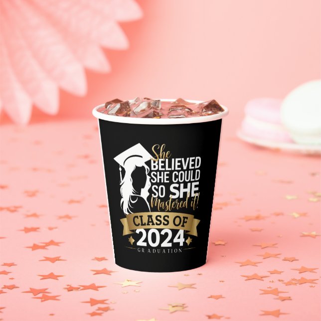 Vasos De Papel Ella Creía Que Podía Así Que Lo Dominó 2024 (in situ)