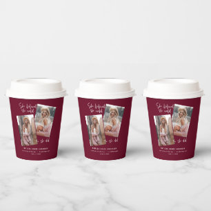 Vasos De Papel Ella creía que podía, así que lo hizo con el grano