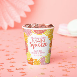 Vasos De Papel Ella Encontró Su Despedida de Soltera Bridal Showe