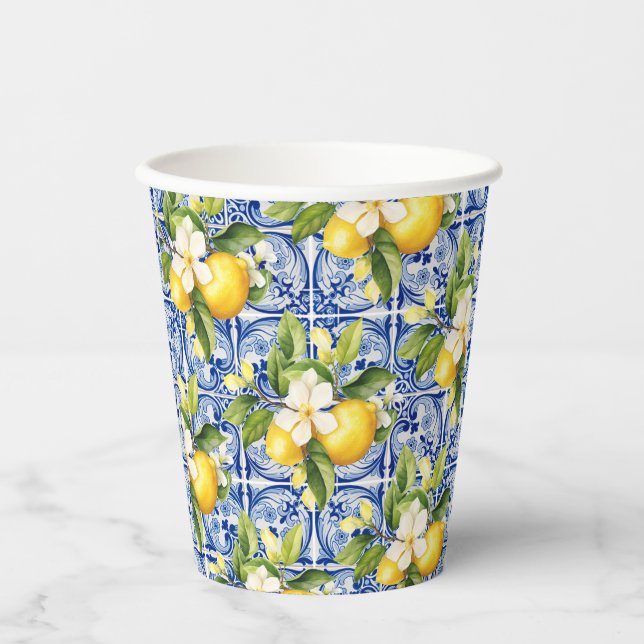 Vasos De Papel Ella Encontró Su Despedida de Soltera Limones Brid (Anverso)