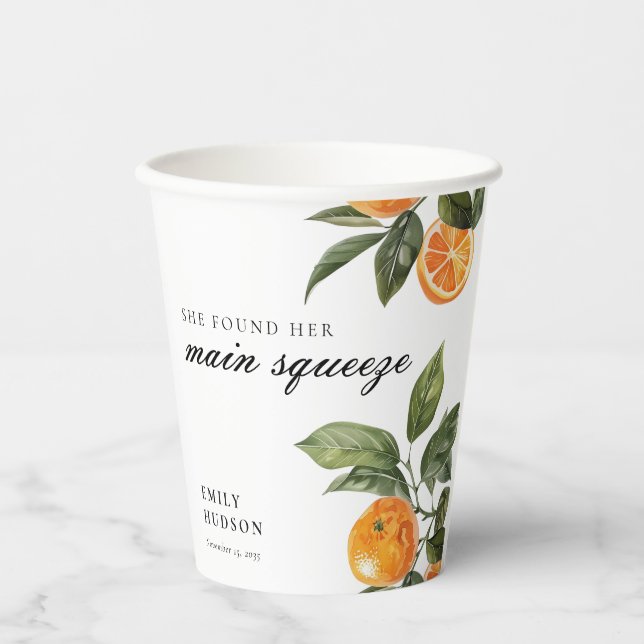 Vasos De Papel Ella Encontró Su Principal Ducha De Brigada De Bri (Anverso)