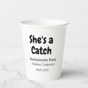 Vasos De Papel Ella es una captura nombre fiesta de soltera fecha