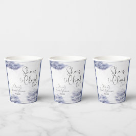 Vasos De Papel Ella está en la nube nueve