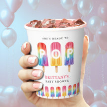 Ella está lista para el Baby Shower de verano de l