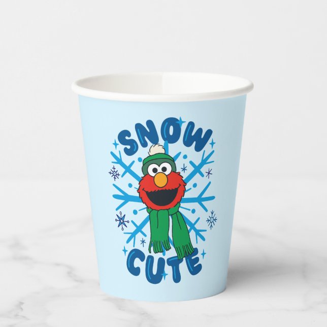 Vasos De Papel Elmo Nieve Lindo (Izquierda)